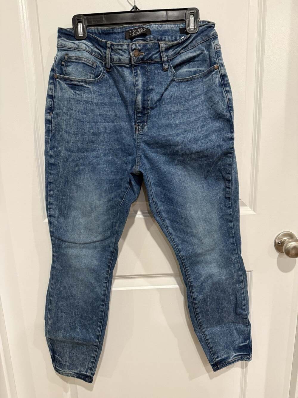 Judy Blue Plus Size 14W 1X Stretch Skinny Fit Jeans Dark Wash 28” Inseam